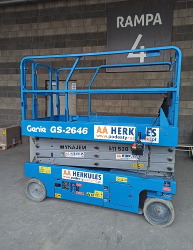 Podnośnik Nożycowy Genie GS 2646 | 2014 | Używany | 1585